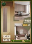 بديل الخشب (PVC-W20-28)- Wall Panel-بمقاس 280cm×20cm