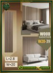 بديل الخشب (PVC-W20-39)- Wall Panel-بمقاس 280cm×20cm