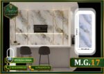 ألواح بديل الرخام PVC (M.G.17) مقاس 280×122