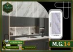 ألوح بديل الرخام-(PVC-M.G.14)-الابعاد:122cmX280cm + طبقة حماية UV