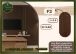 ألواح بديل شي بورد ( F2 )-122cmx280cm-PVC